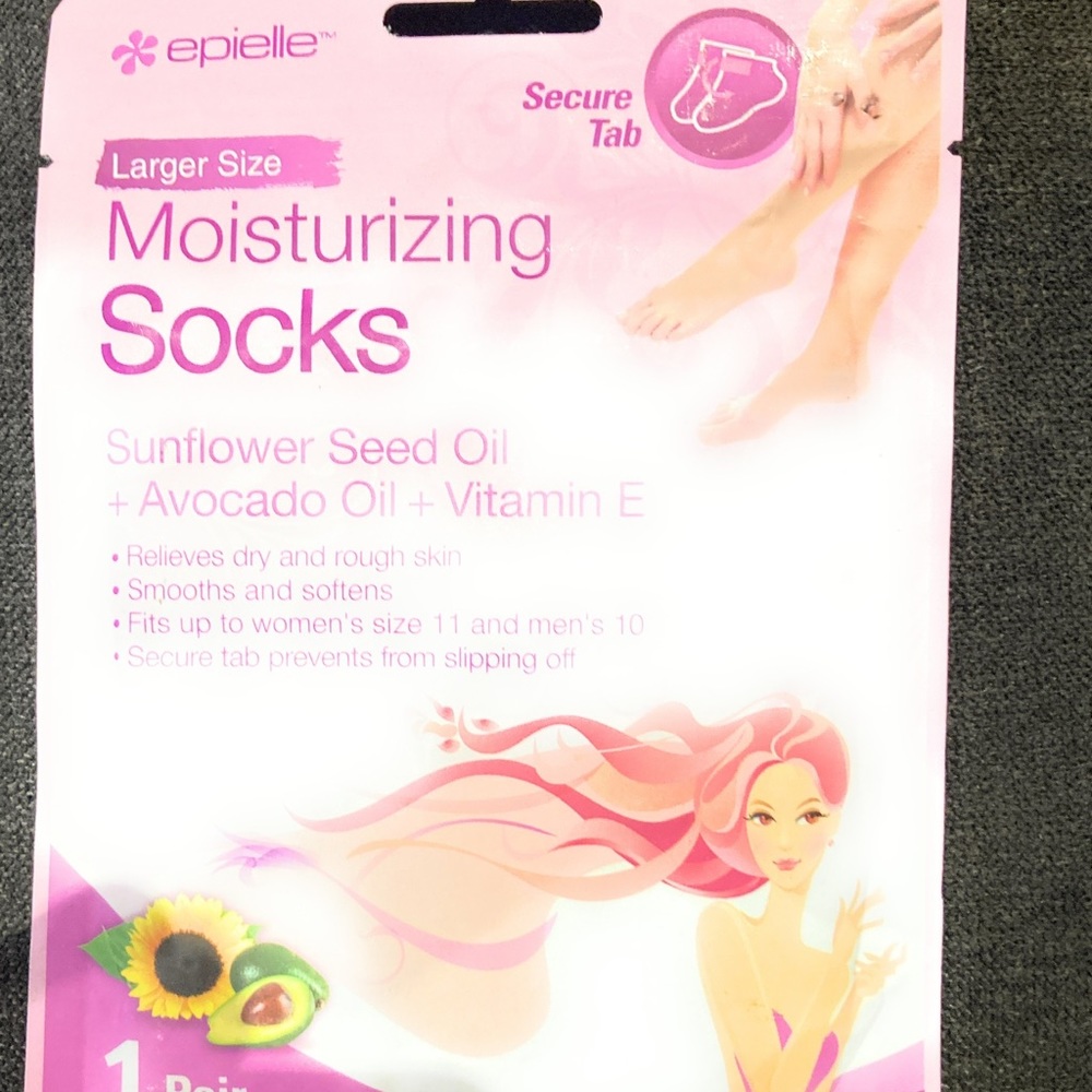 Epielle Moisturizing Socks 1 Pair Larger Size